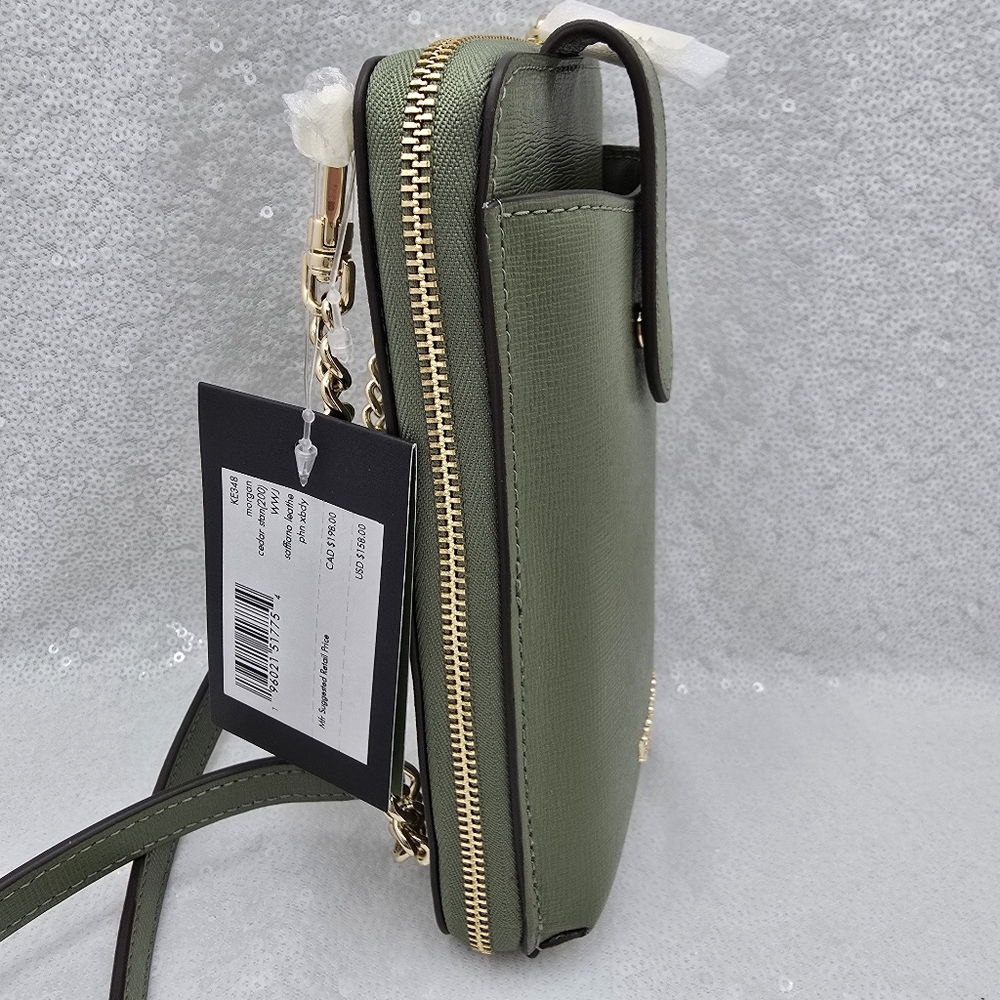 Kate Spade New York Leather Morgan North South Phone Crossbody - Picture 4 of 13